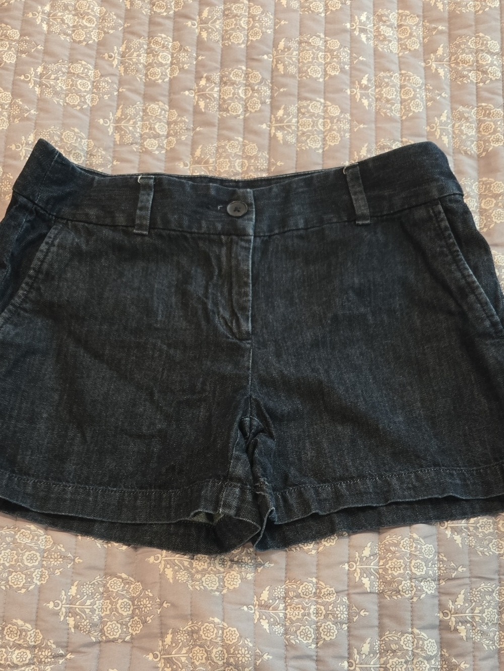 LOFT Dark Indigo Denim Shorts